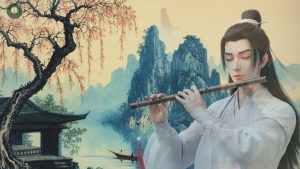 thổi sáo cổ trang