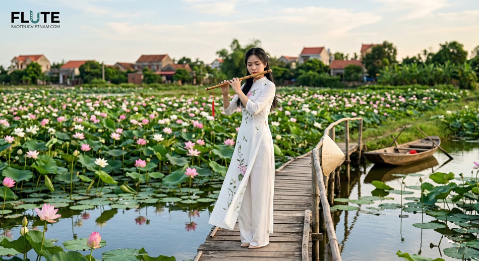 Thổi sáo ao sen
